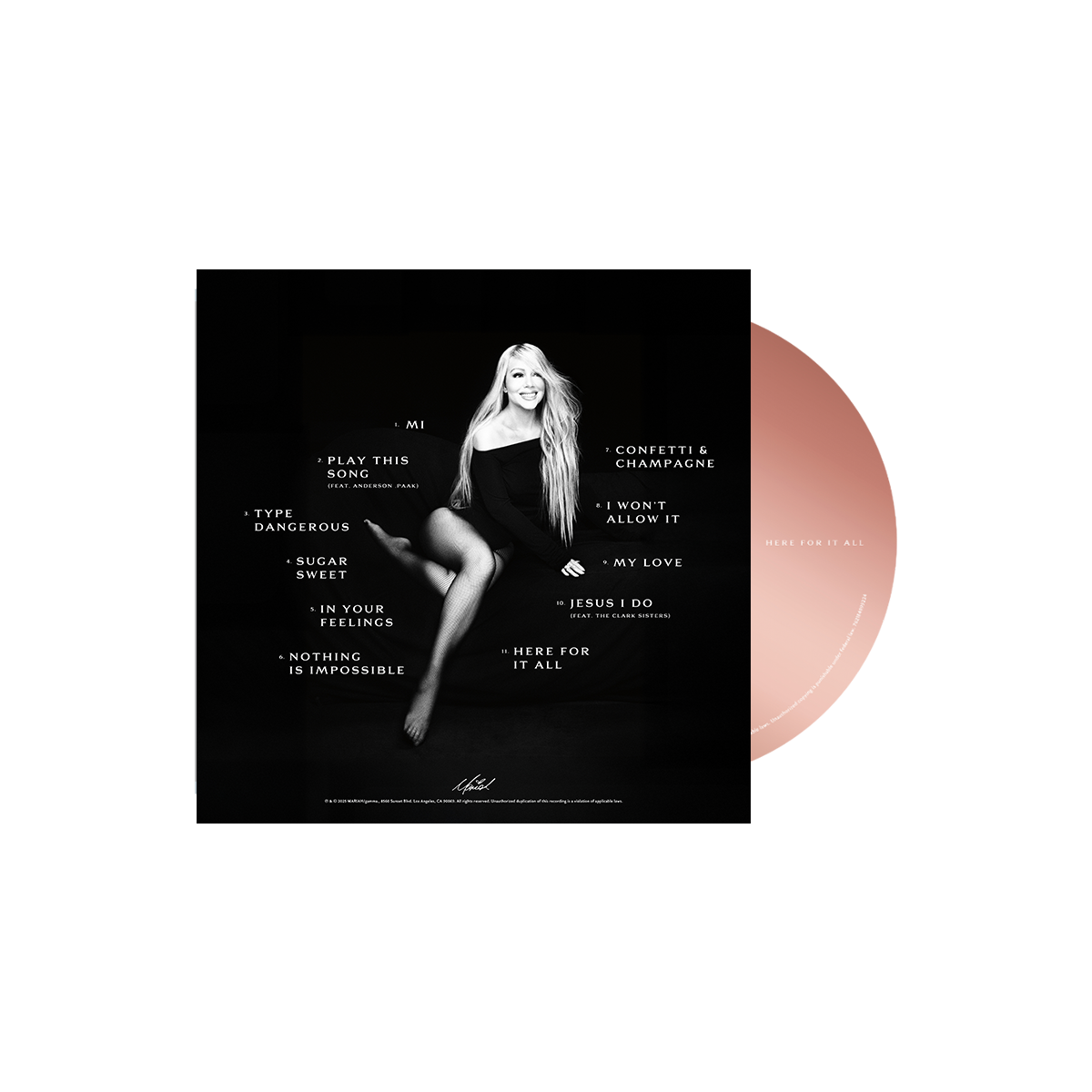 Here For It All CD (D2C Exclusive - Limited Edition) (Autographed)