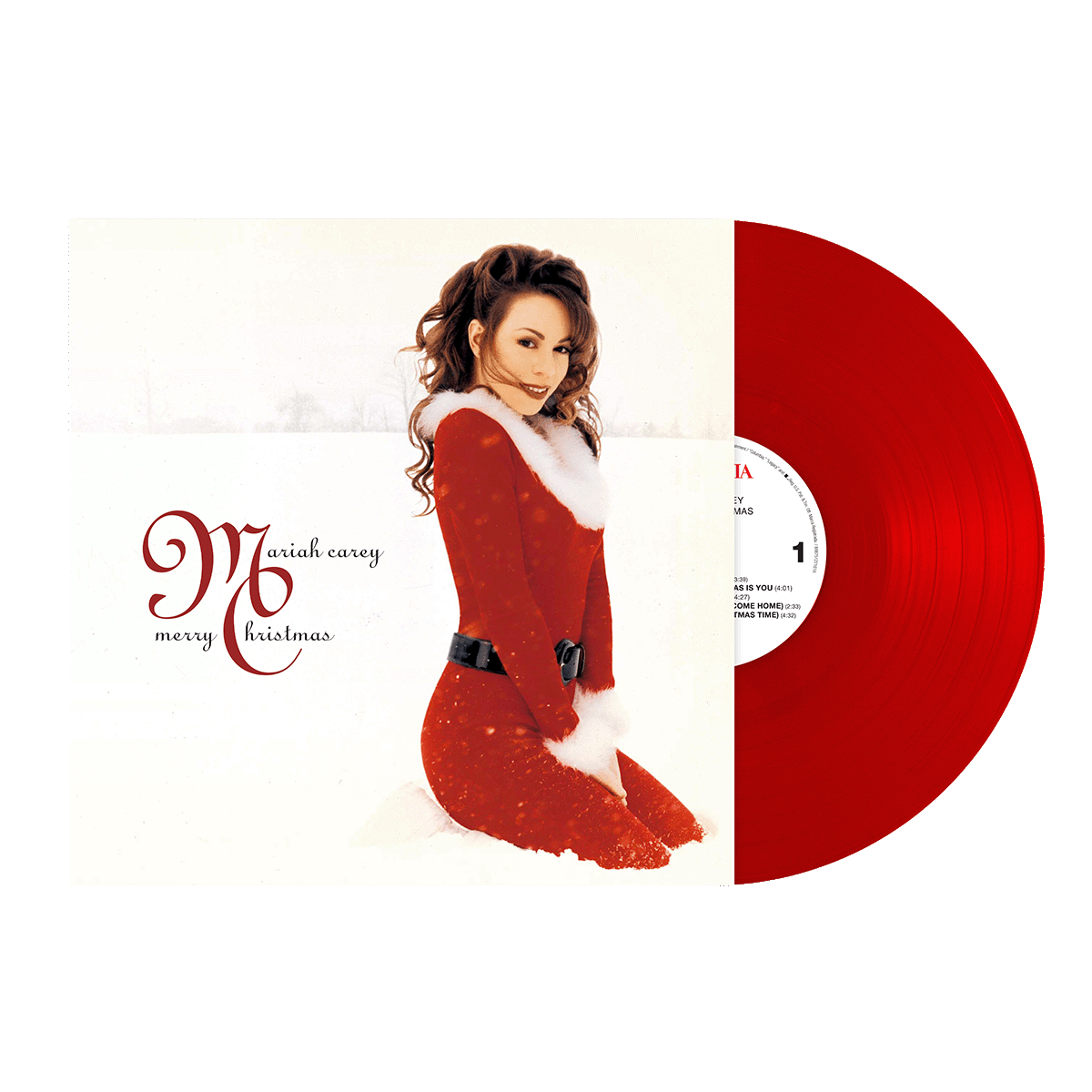 Merry Christmas 180 Gram Red Vinyl LP (Limited Edition) Mariah Carey Shop Merry Christmas 180 Gram Red Vinyl LP (Limited Edition) Mariah Carey Shop