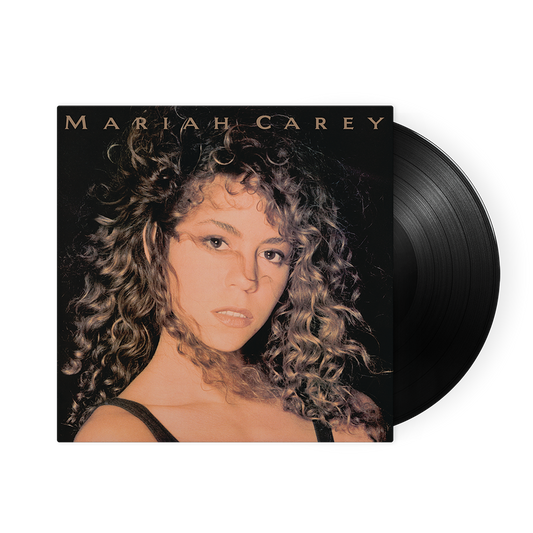 Vinyl record with Mariah Carey's portrait on the cover